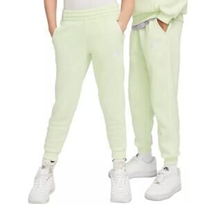 NIKE Sportswear Club Fleece Green Sweatpants Cotton Ribbed Cuff Size Large L NEW